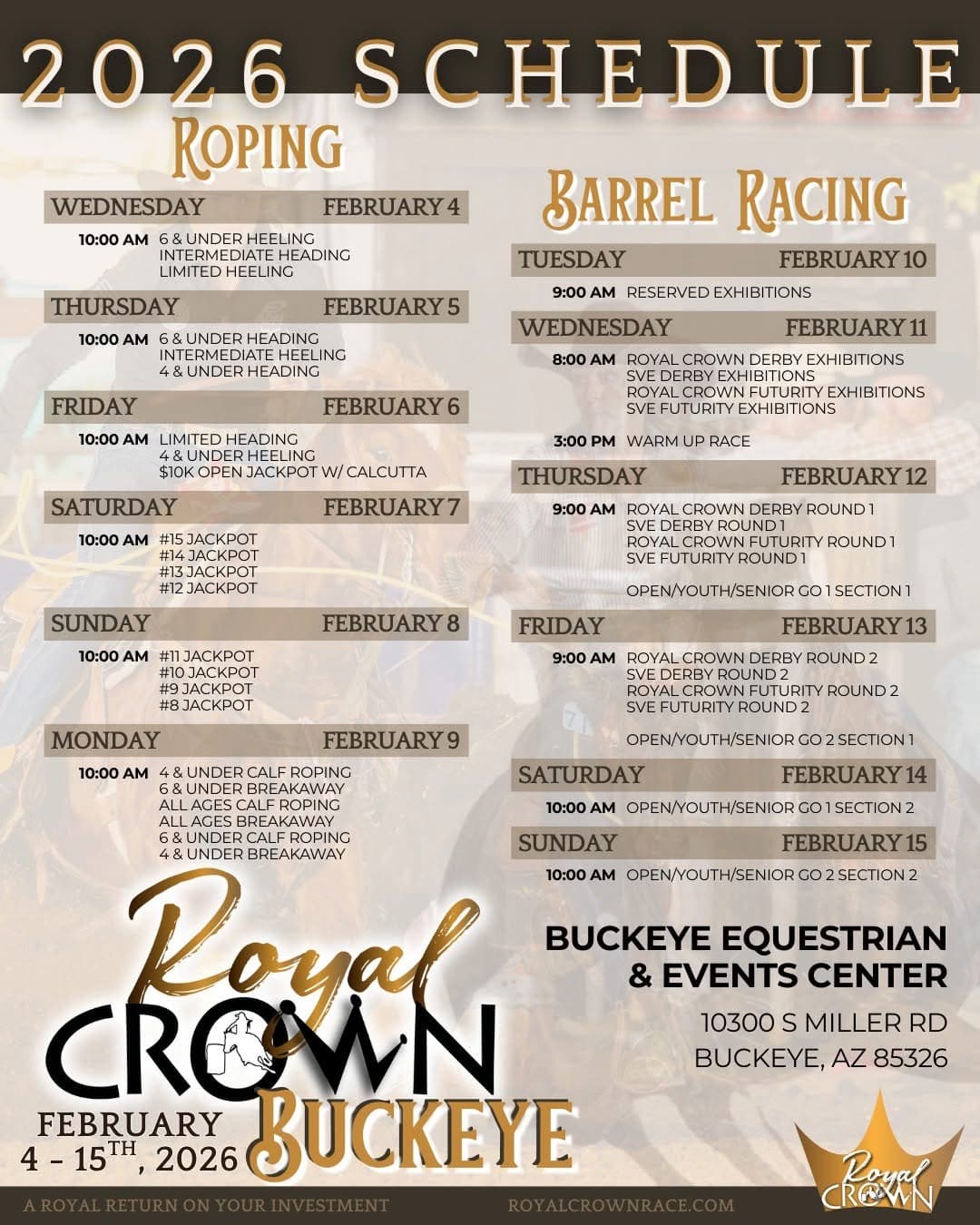 Buckeye, AZ-Royal Crown flyer