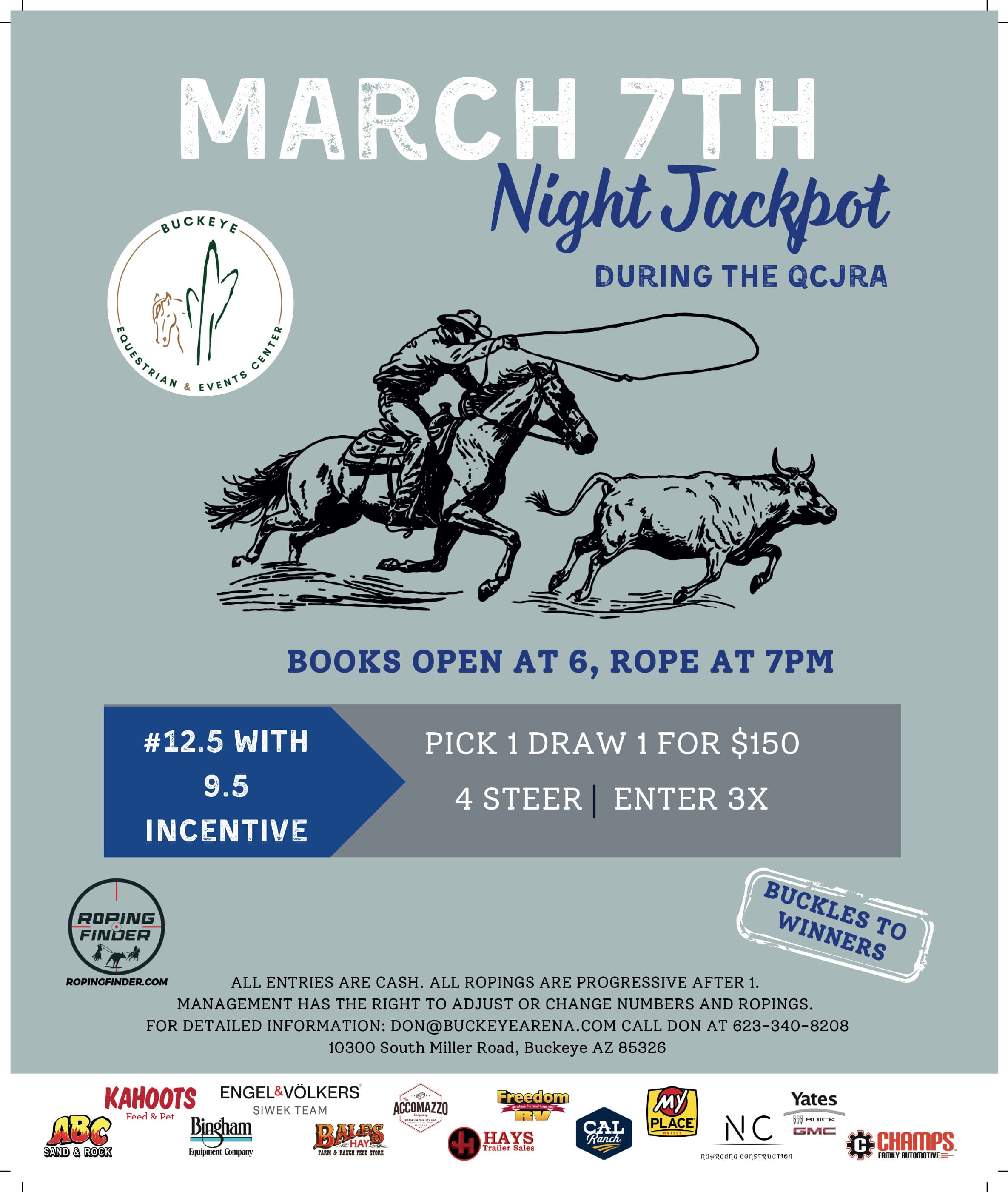 Buckeye, AZ-Night Jackpot flyer