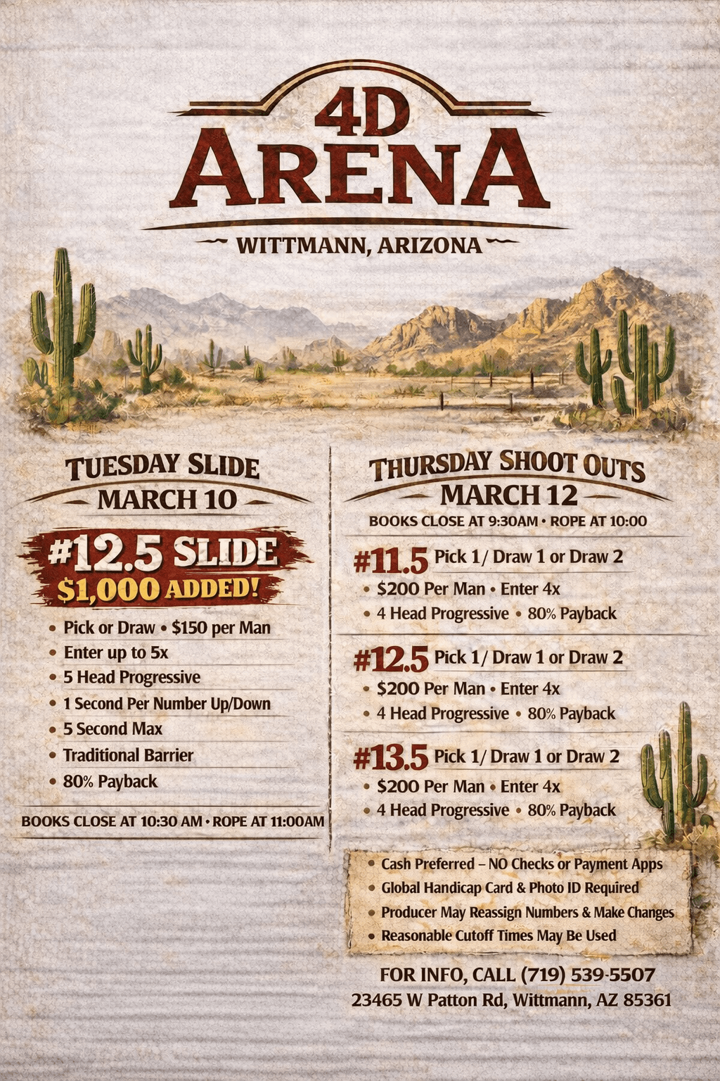 Wittmann, AZ-4D Arena flyer