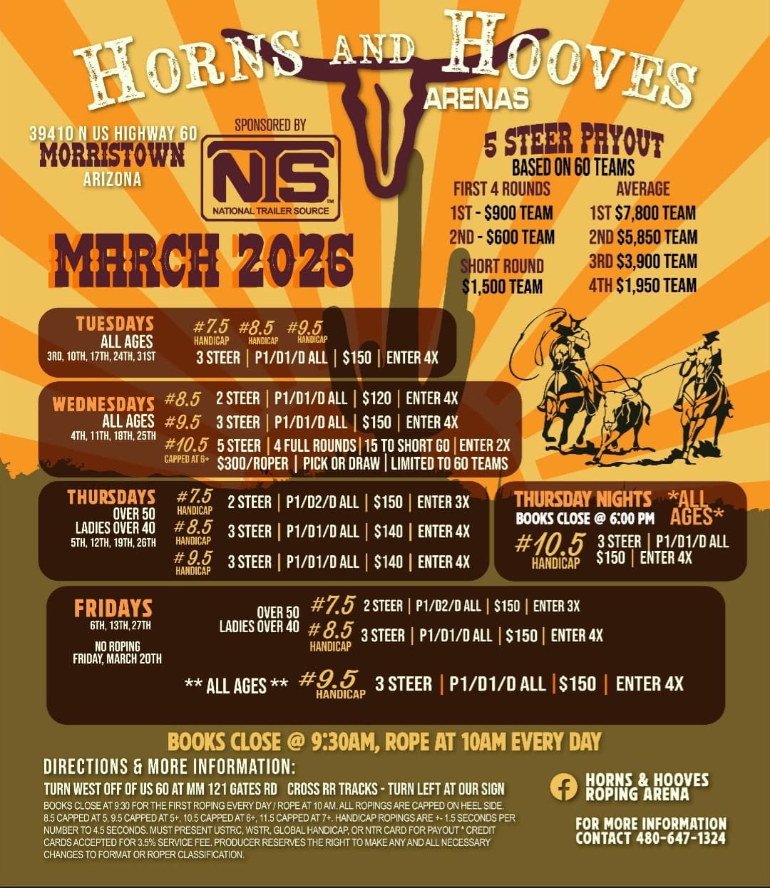 Morristown, AZ-Horns and Hooves flyer