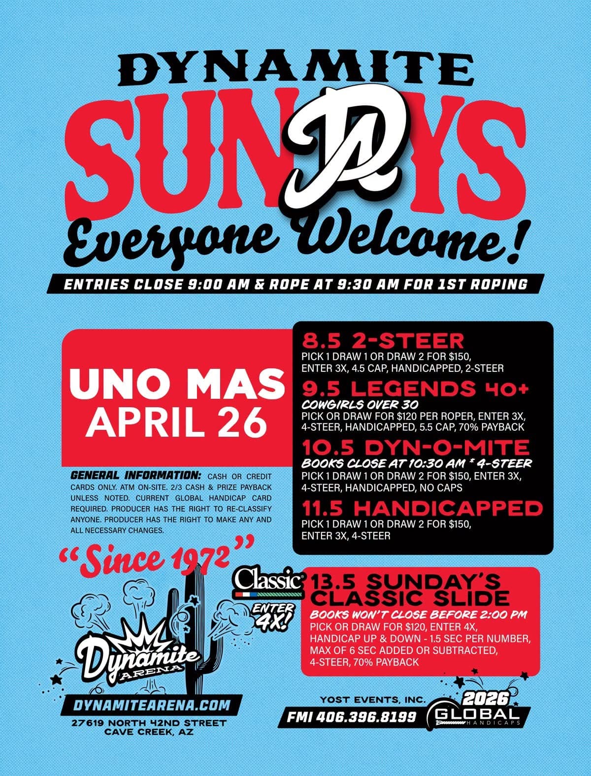 Cave Creek, AZ-Dynamite Sunday-One More  flyer