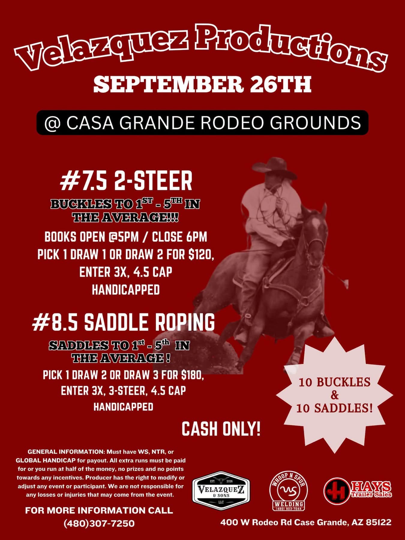 Casa Grande, AZ-Velazquez Productions flyer