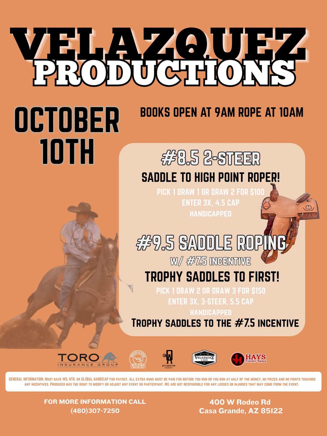 Casa Grande, AZ-Velazquez Productions flyer