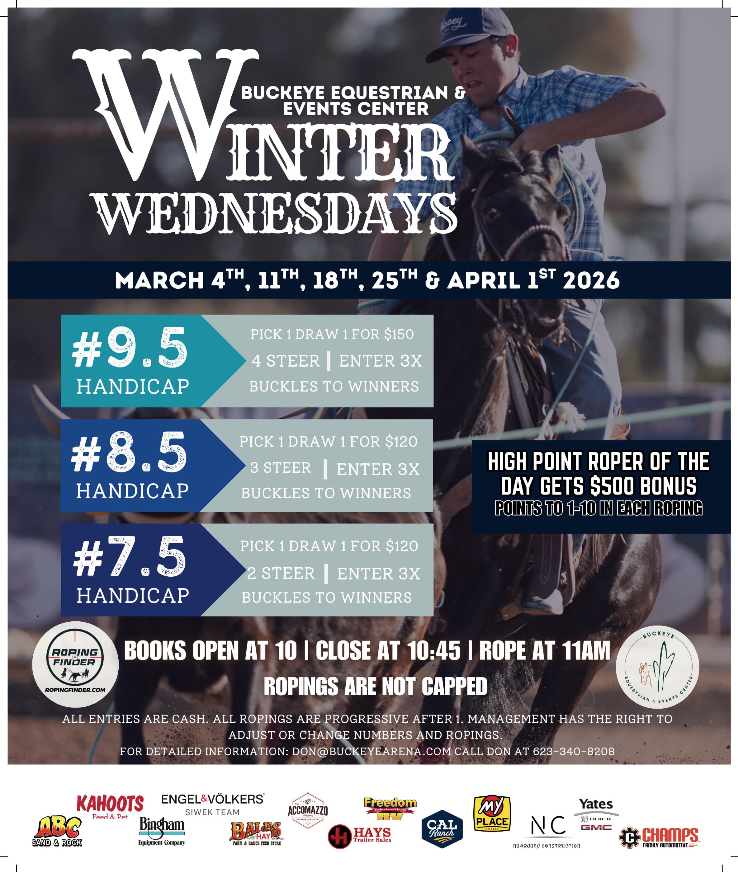 Buckeye, AZ-Wednesday’s $500 High Point flyer