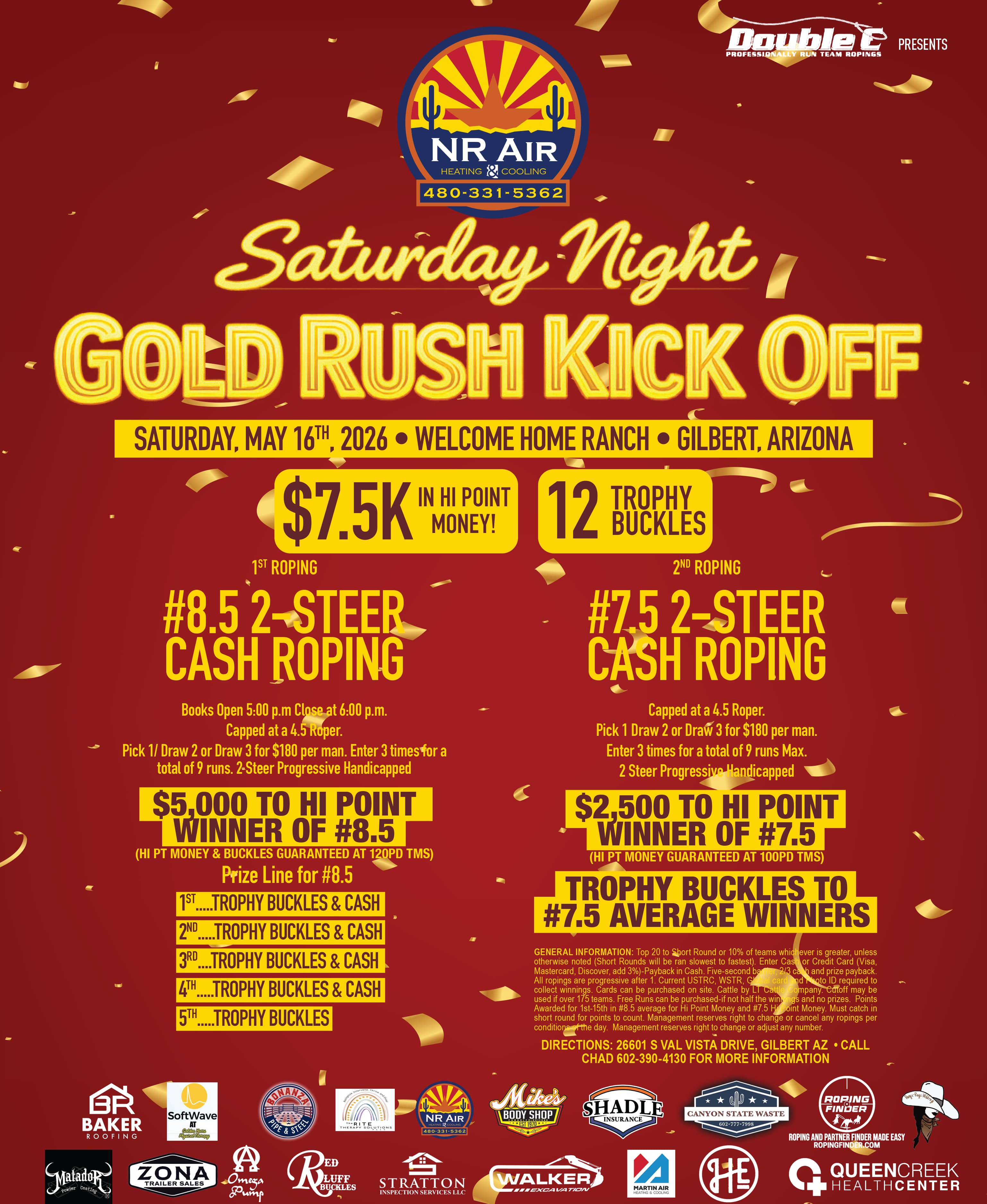 Gilbert, AZ-Double C Productions-Gold Rush Kickoff flyer