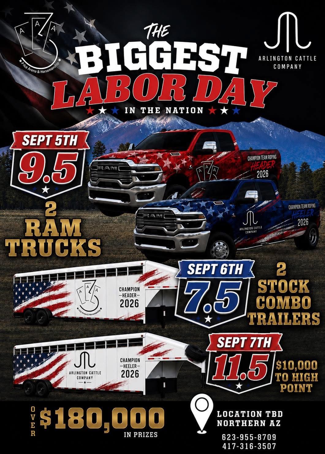 Northern AZ-Truck and Trailer Ropings flyer