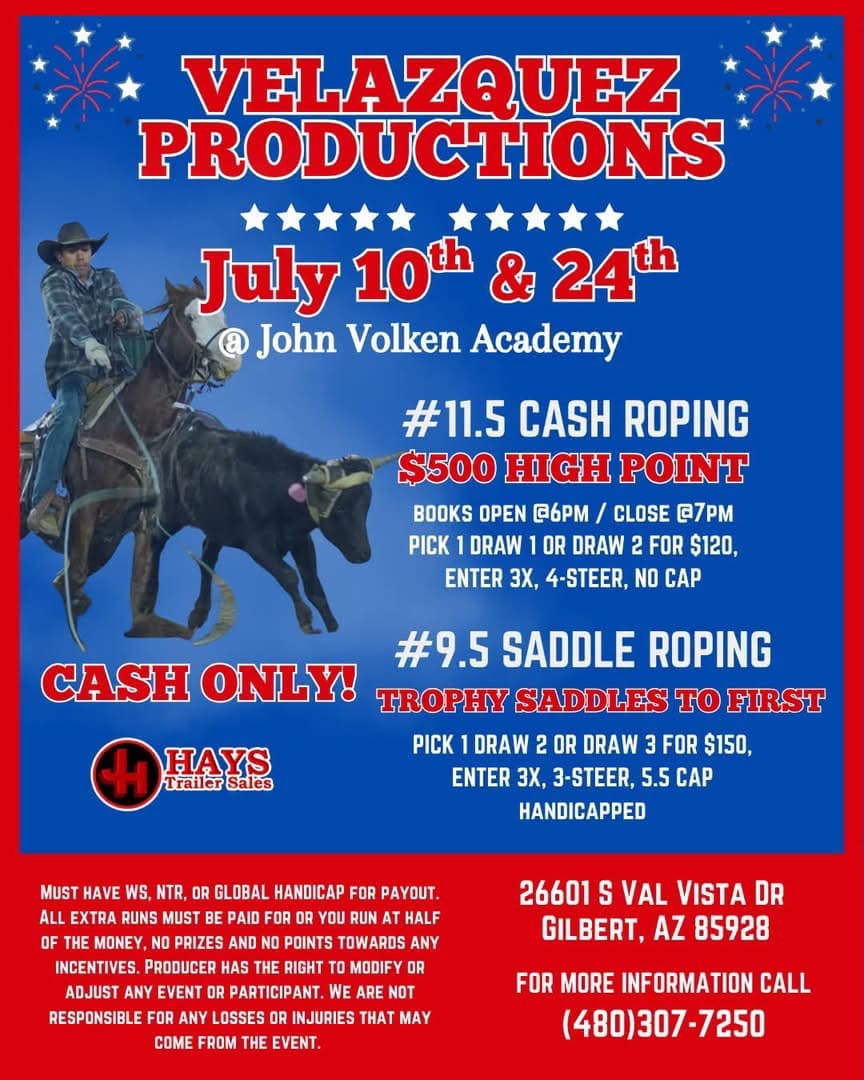 Gilbert, AZ-Velazquez Productions flyer