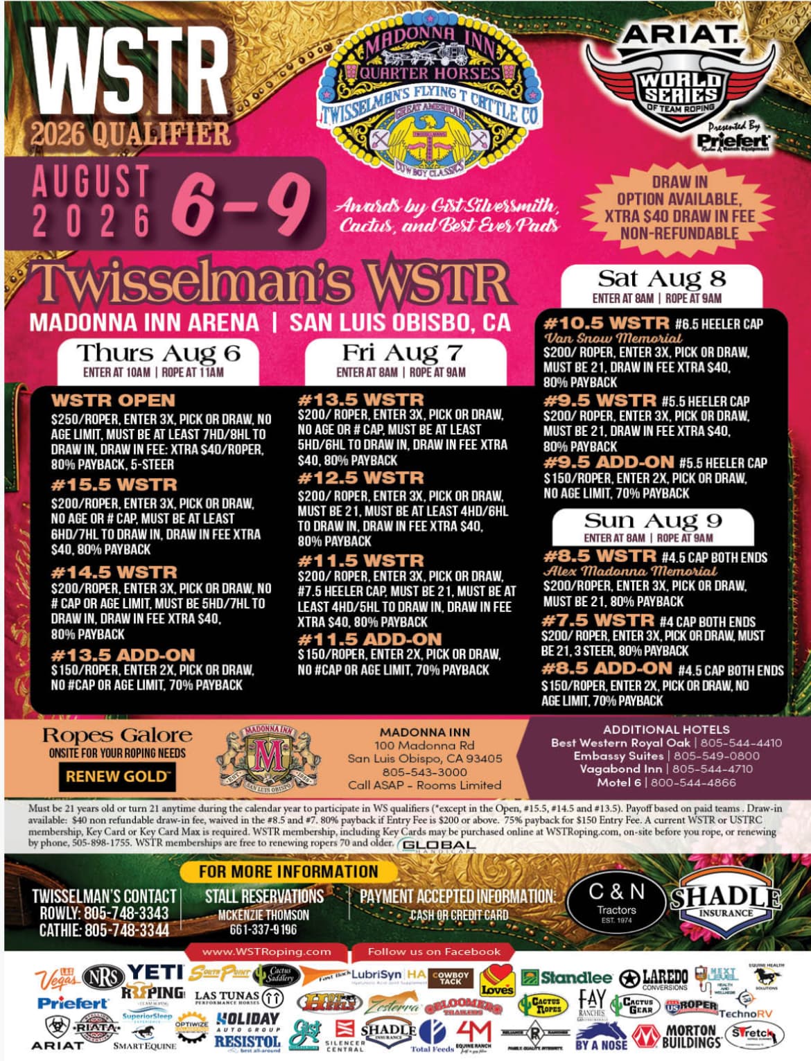 San Luis Obispo, CA-Madonna Inn-WSTR flyer