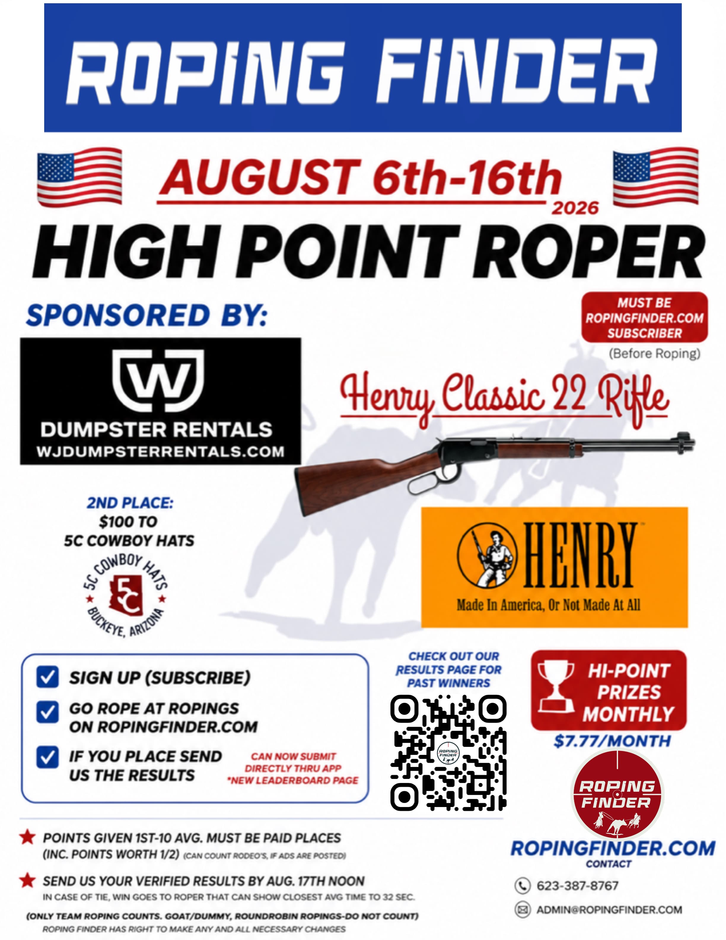 Roping Finder-Aug. High Point flyer
