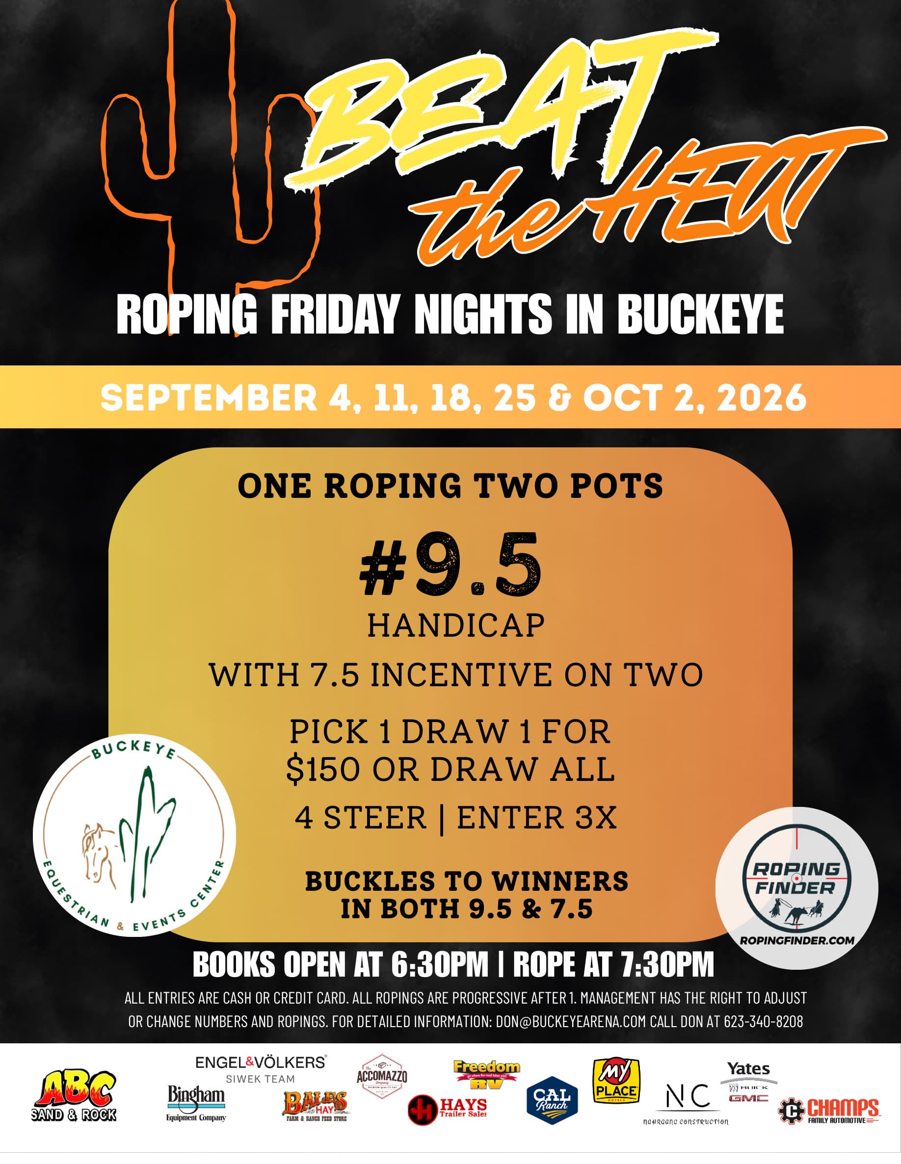 Buckeye, AZ-Beat the Heat Fridays flyer