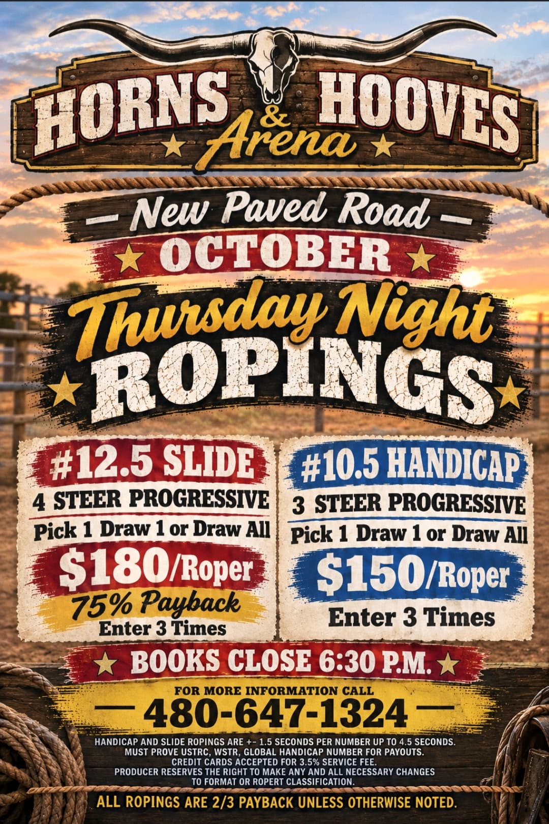 Morristown, AZ-Horns and Hooves Thursdays flyer