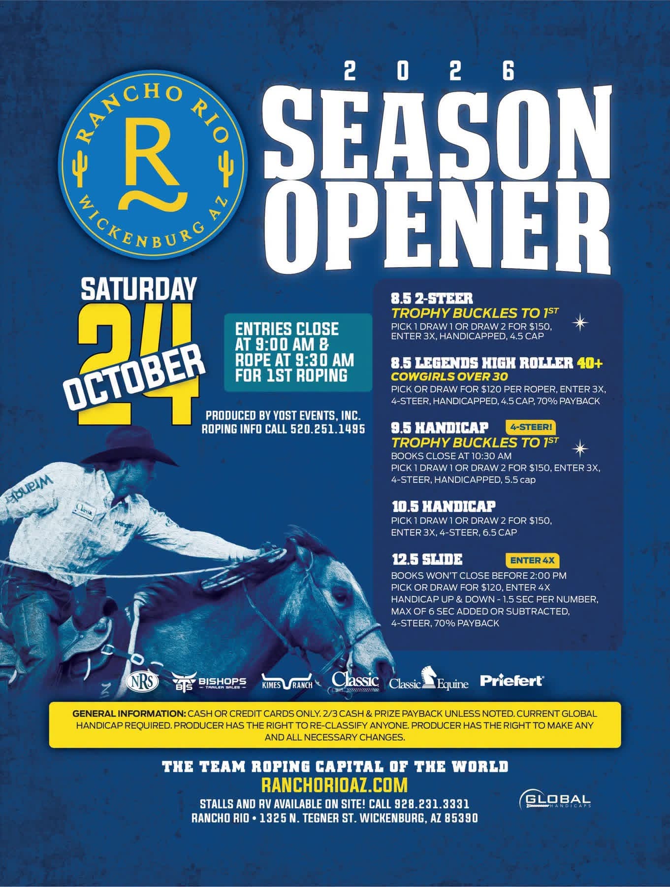 Wickenburg, AZ-Rancho Rio Season Opener flyer