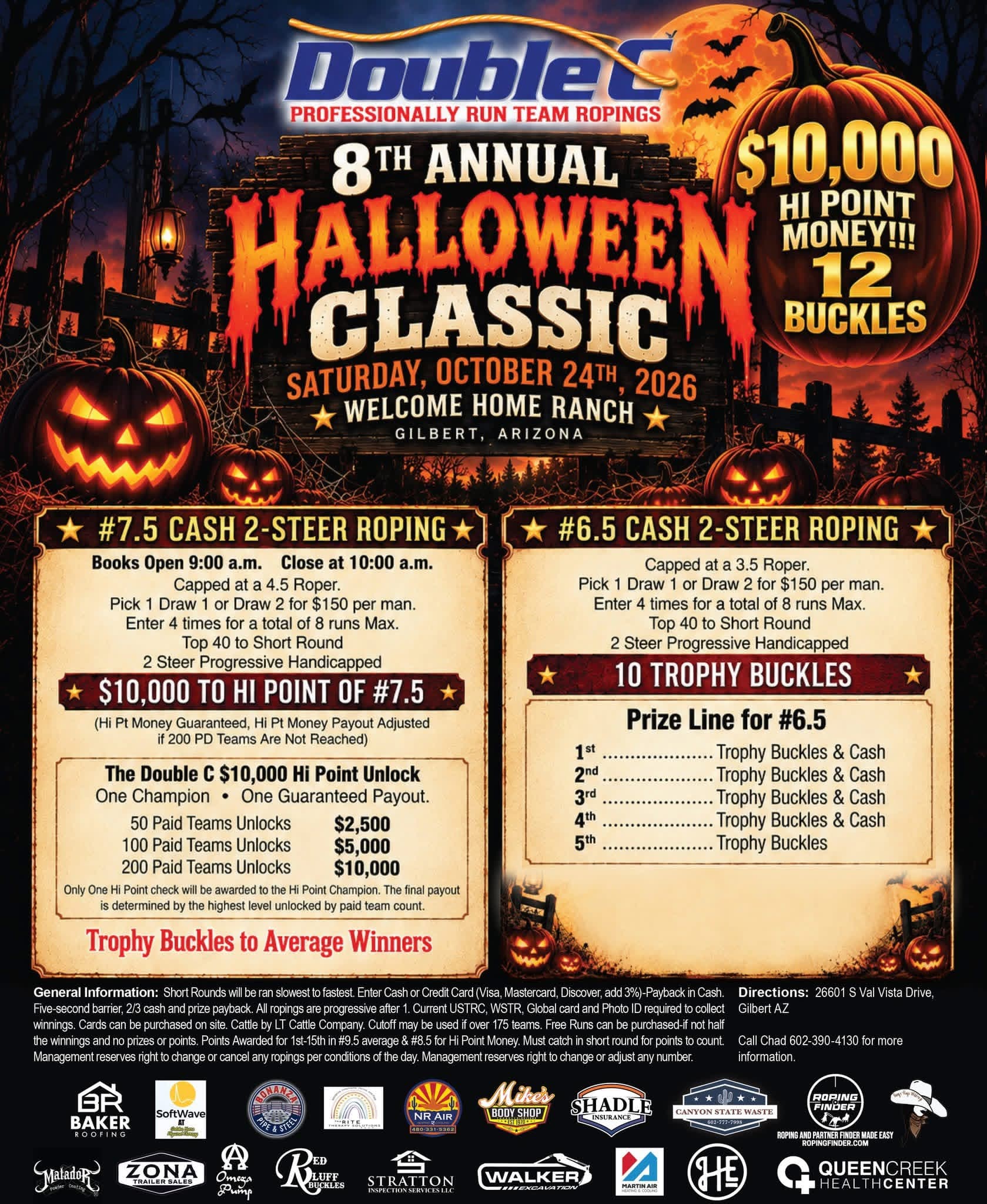 Gilbert, AZ-Halloween Classic-Double C Productions flyer