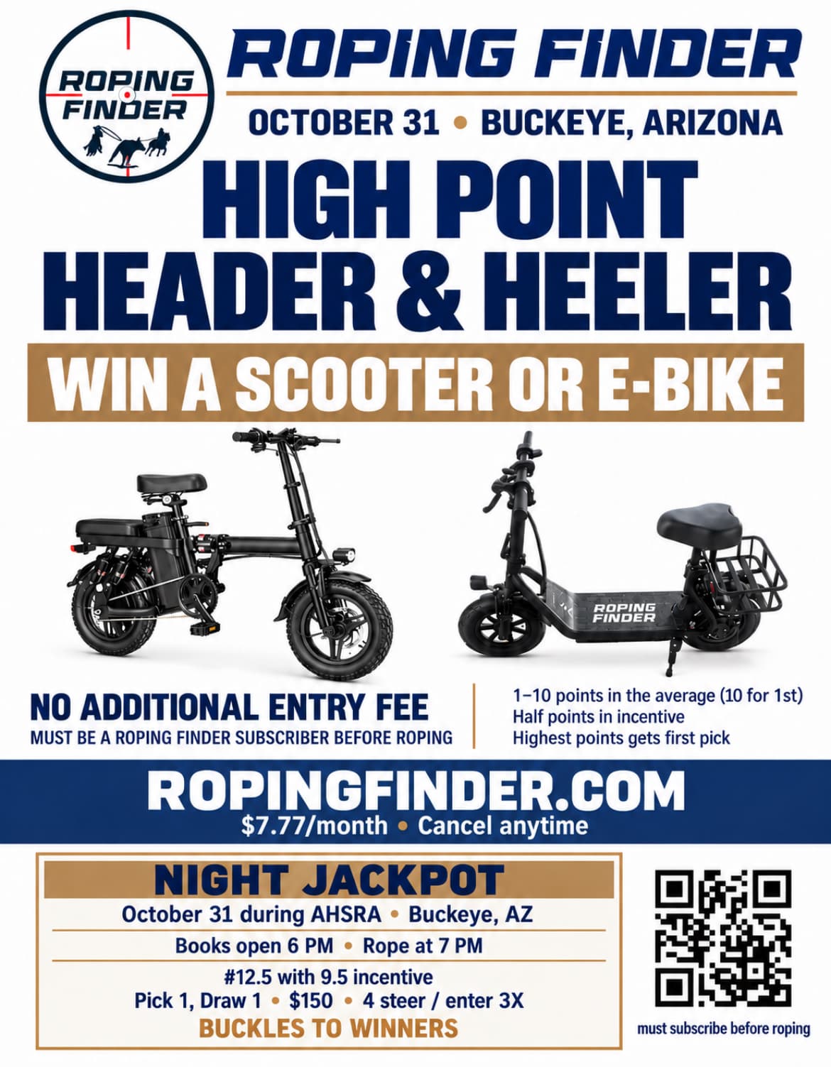 HIGH POINT BUCKEYE SATURDAY NIGHT flyer